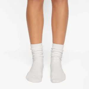 white cozy socks marble