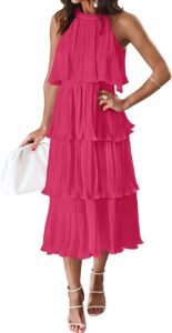 Tiered Halter Dress